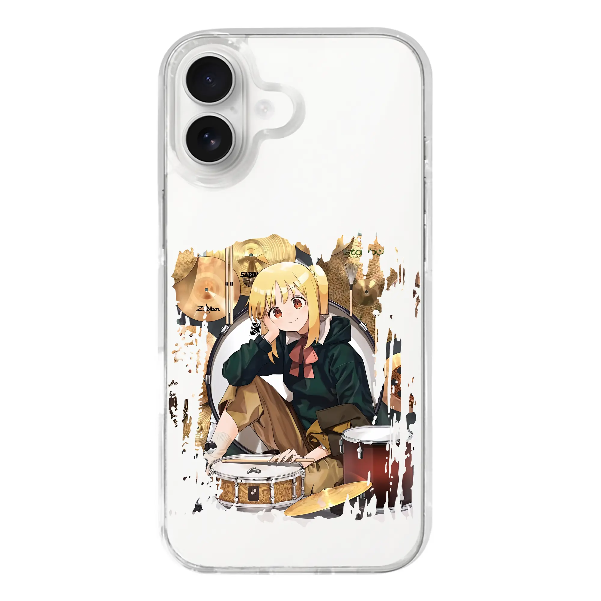 ぼっちざろっく！ グッズ,伊地知虹夏 - iPhone 17シリーズ 透明スマホケース – 薄型・耐衝撃・精密フィット保護カバー